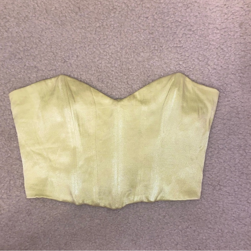 Zara Satin Corset Top